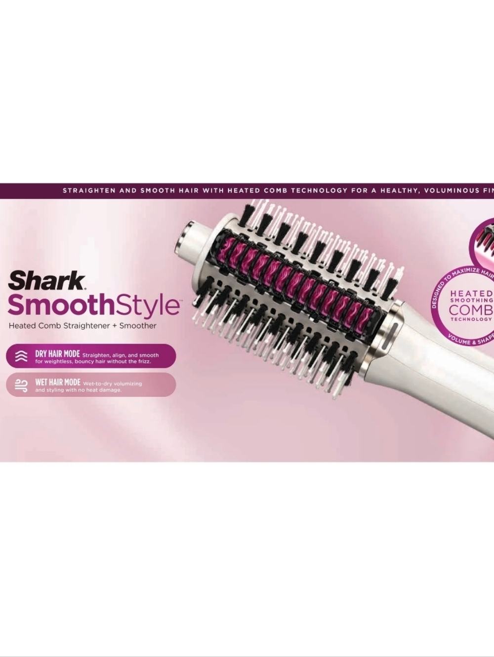 Shark SmoothStyle 2-in-1 Heated Hair Styling Tool